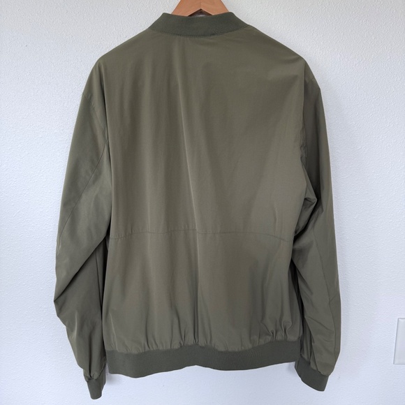 Zara Mens Green Bomber Jacket Size XL - Picture 4 of 6